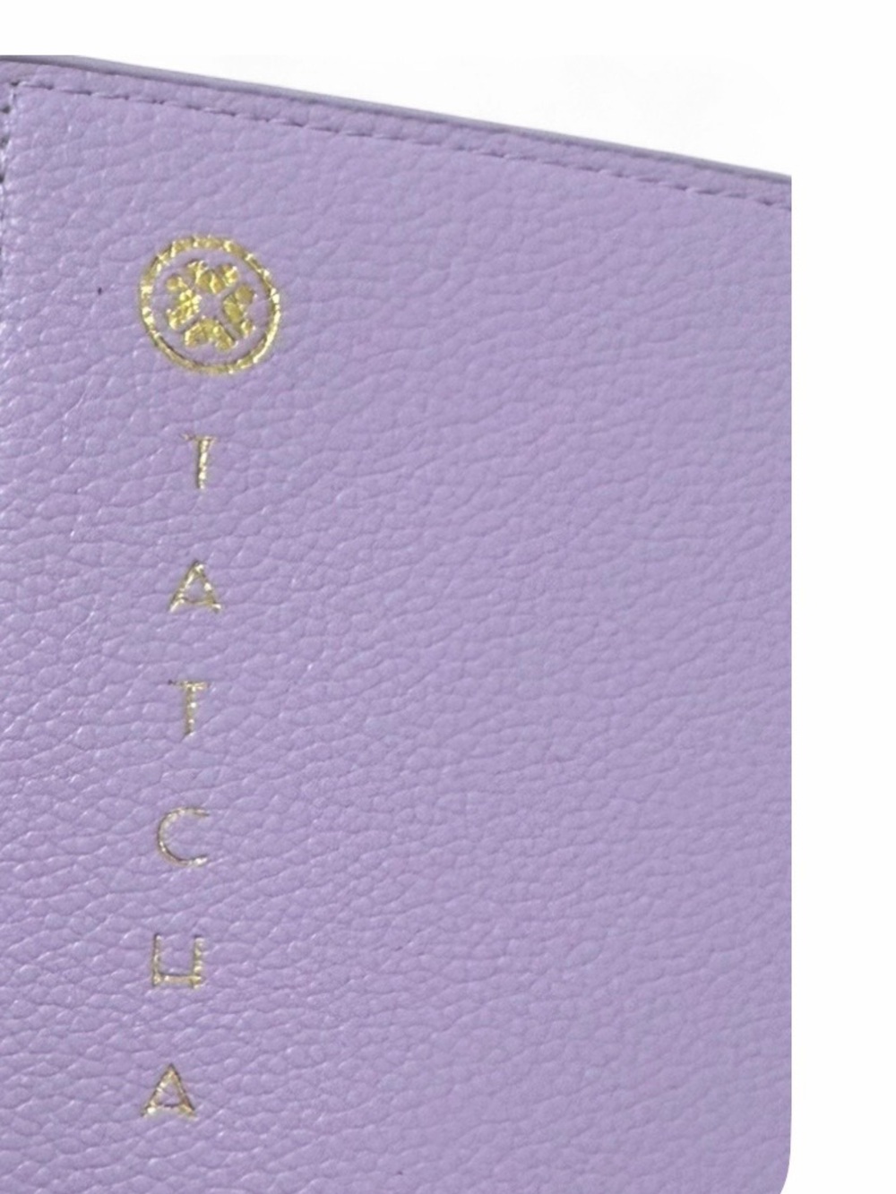 TATCHA Lavender Lilac Makeup Brush Roll Case | Vegan Leather Cosmetic Organizer - Picture 5 of 8